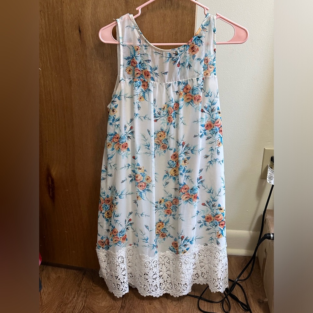 White Floral Dress - Belk